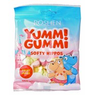 Конфеты Roshen Yummi Gummi Softy Hippos желейные 100г - Фото