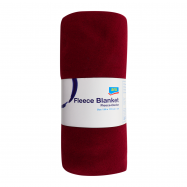 Покрывало Aro флисовое 130*170см бордовый 1шт - Фото