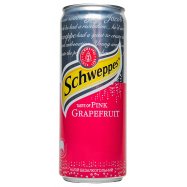 Напиток Schweppes Пинк Грейпфрут безалк сильногаз 330мл ж/б - Фото