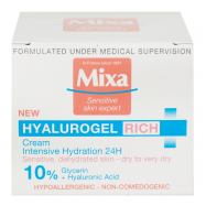 Крем-гель Mixa Hyalurogel Rich Интенсивный Увлажняющий 50мл - Фото