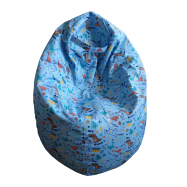 Кресло - мешок Груша принтированное - Фото