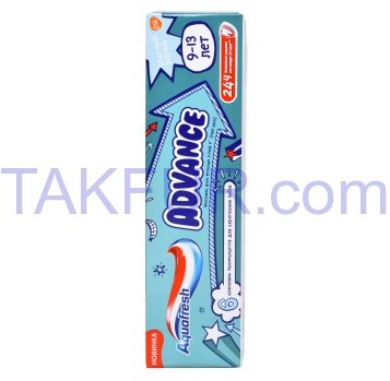 Паста зубная Aquafresh Advance для детей 9-13 лет 75мл - Фото