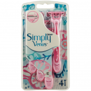 Бритва Gillette Simply Venus 3 одноразовая 4шт - Фото