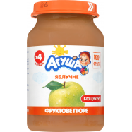 Пюре Агуша Яблочное для детей с 4 месяцев 190г - Фото