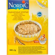 Пшеничные хлопья Nordic 600г - Фото