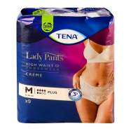 Трусы урологические Tena Lady Pants Plus M Crème д/женщ 9шт - Фото