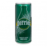 Perrier вода мін газ ж/б 0,25л - Фото