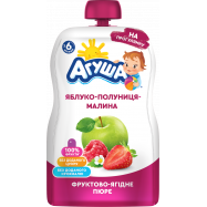 АГУША ПЮРЕ 90ГР : ЯБЛ/ПОЛ/МАЛ - Фото