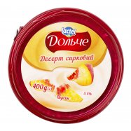 Десерт Дольче Персик творожный 3.4% 400г Image - 4