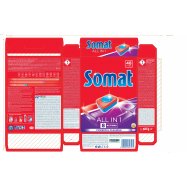 Таблетки для посудомоечной машины Somat Все-в-1 48шт 864г Image - 2