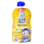 Пюре Чудо-Чадо из яблока и банана для детей с 6 месяцев 90г Image - 4