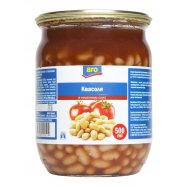 Фасоль Aro Пикатная в томатном соусе консервированная 500мл Image - 1
