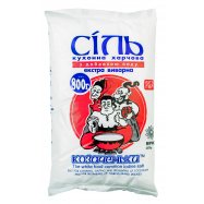 Соль Козаченьки Экстра выварочная с добавкой йода 800г Image - 1