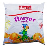 Йогурт Фанні Персик 1% 400г Image - 1