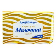 Маргарин Запорізький Молочный особый столовый 70% 500г Image - 1