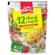 Приправа Деко 12 овощей и трав универсальная в гранулах 170г Image - 4
