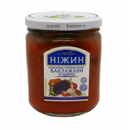 Баклажаны Ніжин в аджике стерилизованные 450г Image - 1