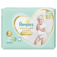 Подгузники-трус Pampers Premium Care Junior 5р 12-17кг 34шт Image - 4