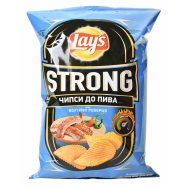 Чипсы Lay`s Strong картоф к пиву вкус огненных ребрышек 120г Image - 1