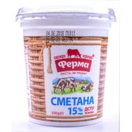 Сметана Ферма 15% 350г Image - 3