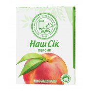 Сок Наш Сік Персик с мякотью 0,2л Image - 1