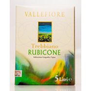 Вино Vallefiore Треббиано Рубикон сухое белое 11% 5л. Image - 3