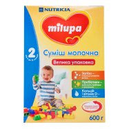 Смесь 2 молочн д/дет 6-12мес Milupa 600г Image - 1