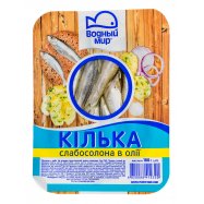 Килька Водный Мир слабосоленая в масле 180г Image - 1