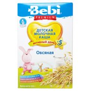Каша Bebi Premium Овсяная молочная д/детей с 5-ти мес 250г Image - 1