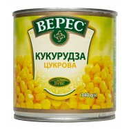 Кукуруза Верес сахарная консервированная из целых зерен 340г Image - 1