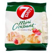 Мини круассаны 7Days с начинкой клубника 60г Image - 1