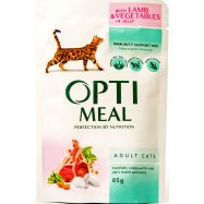 Корм консервированный Optimeal с ягнен и овощами в желе 340г Image - 1