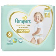 Подгузники-трус Pampers Prem Care Extra Large 6р 15+кг 31шт Image - 4