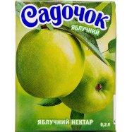 Нектар Садочок Яблочный 0,2л Image - 1