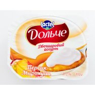 Йогурт Дольче Персик-Маракуйя 3.2% 115г Image - 5