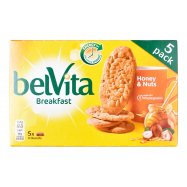 Печенье Belvita Завтрак мед/орех/шокол кусочки 45г*5шт 225г Image - 1