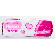 Підгузки-трусики Huggies Pants для дівчат 4розм 9-14кг 72шт Image - 3