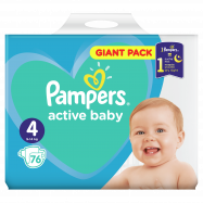 Подгузники Pampers Active Baby Maxi детские 9-14кг 76шт Image - 1