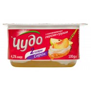 Сырок сбит Чудо 4,2% Пер-груш 100г Image - 1