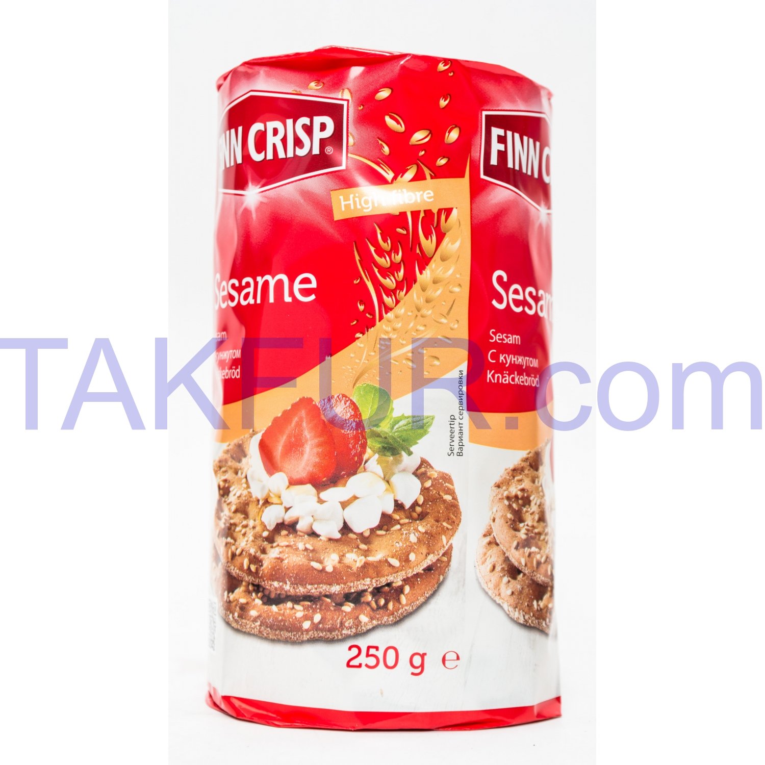 Хлебцы Finn Crisp круг пшен кунжут 250г купить онлайн с доставкой в ...
