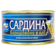 Консервы рыбные Аквамир Сардина атлантическая в масле 240г Image - 1