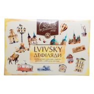 Конфеты Світоч Lvivsky Дефиляды набор в черном шоколаде 205г Image - 4