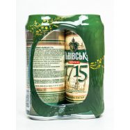 Пиво Львівське 1715 Премиум Лагер светл пастер 4,7% 4шт*0,5л Image - 3