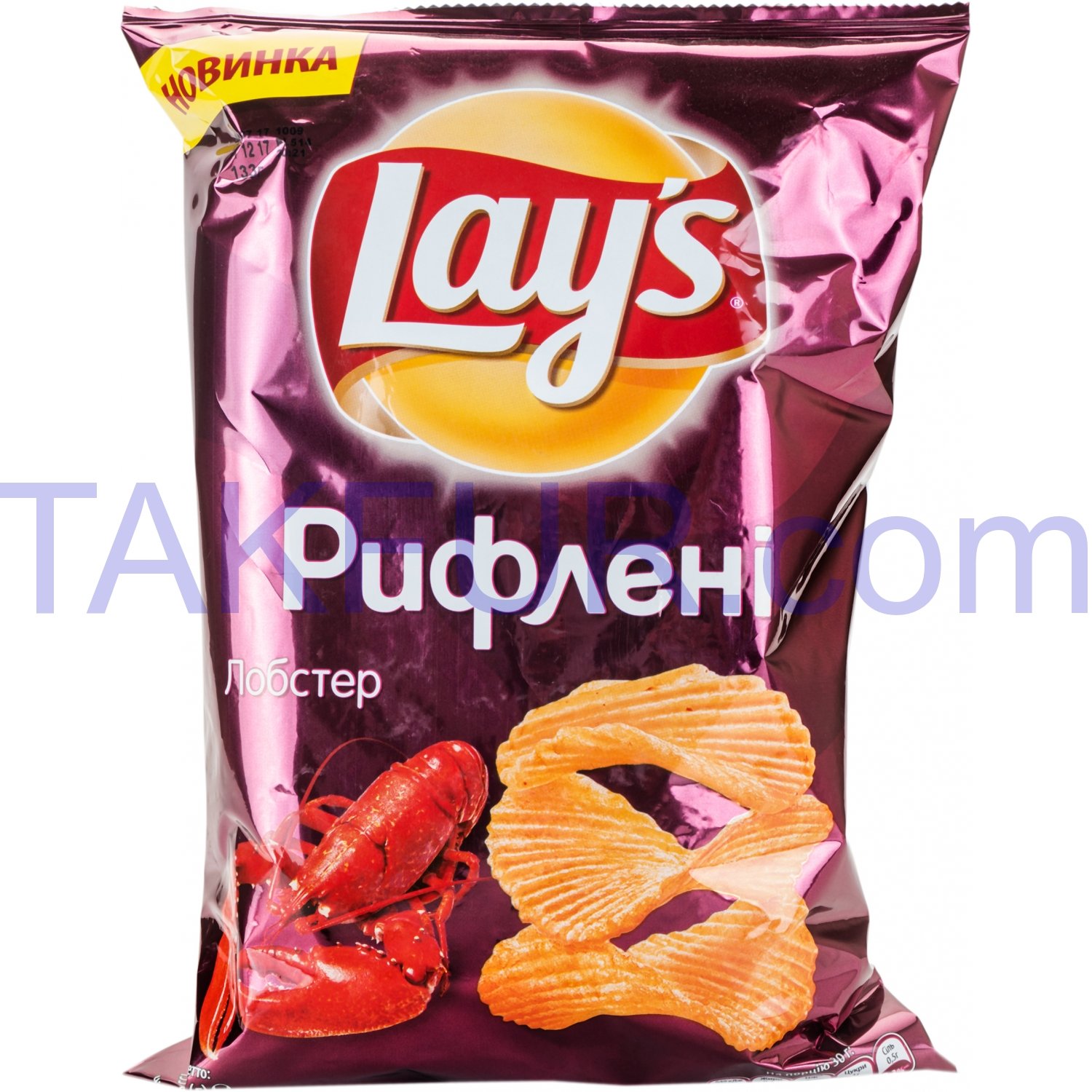 Чипсы Lay`s Рифленые картофельные со вкусом лобстера 133г купить онлайн ...