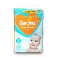 PAMPERS SLEEP&PLAY JP 3, 78ШТ Image - 1