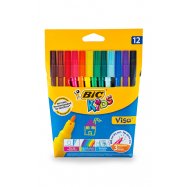 Набор фломастеров BIC Kids Visa 12 цветов Image - 1