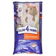 Корм для собак Club 4 Paws Преміум середніх порід сухий 14кг Image - 1