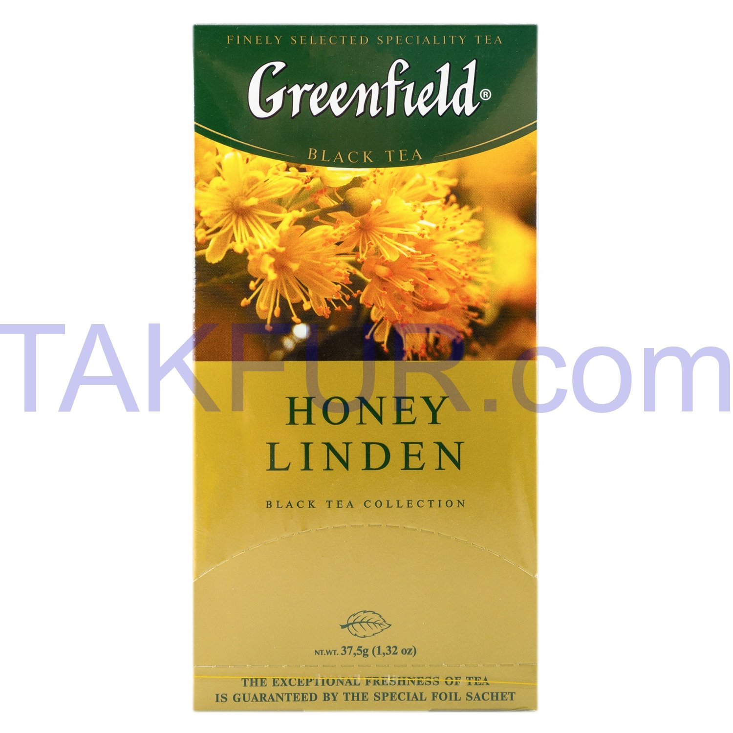 Чай Greenfield Honey Linden черный 1,5г*25шт 37,5г купить онлайн с ...