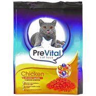 Корм д/взрос котов PreVital с мясом курицы и овощ сухой 400г Image - 1