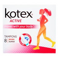 Тамп Kotex Active Super женск 8шт Image - 3